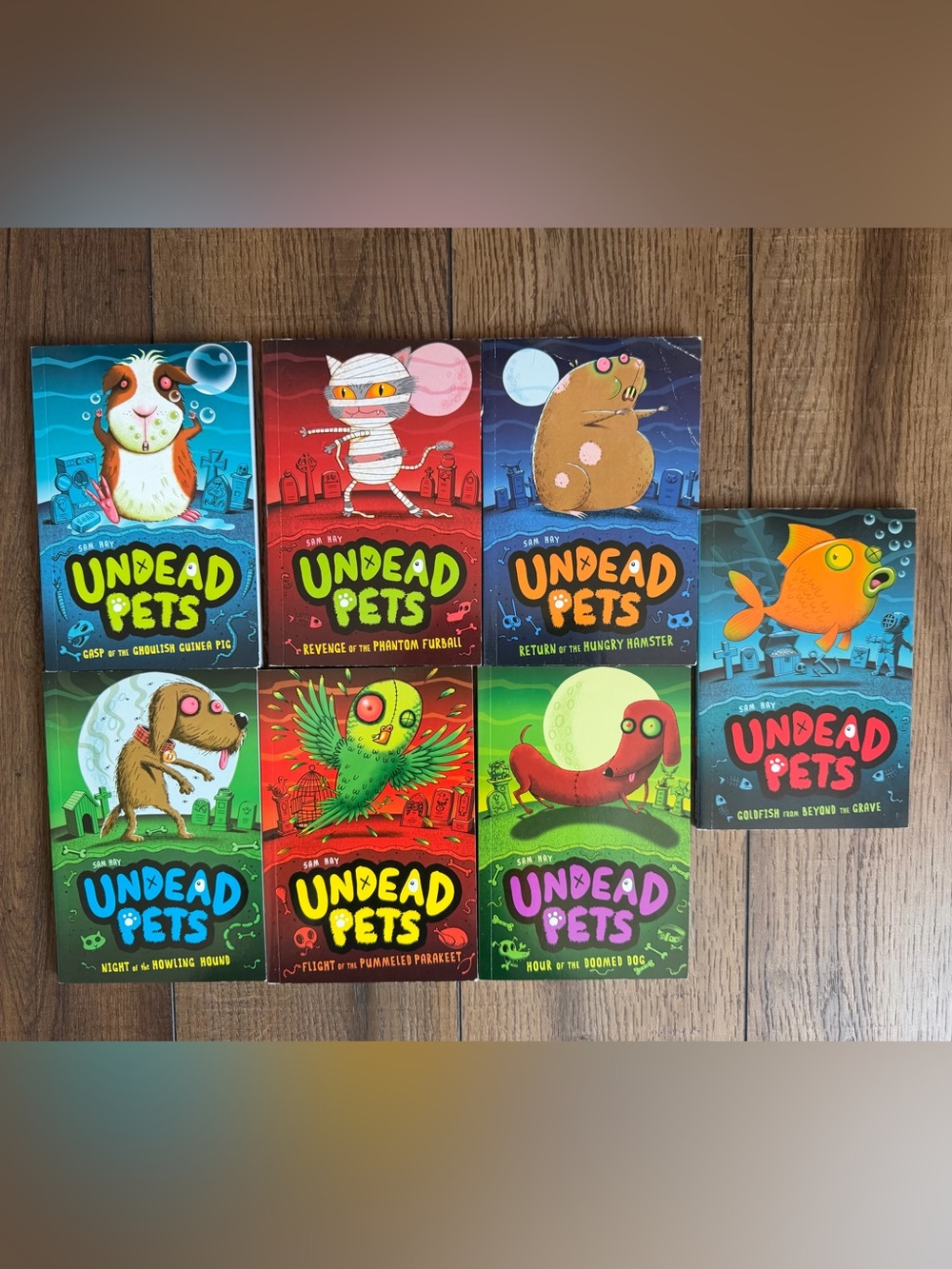 Undead Pets by Sam Hay Lot Book Bundle